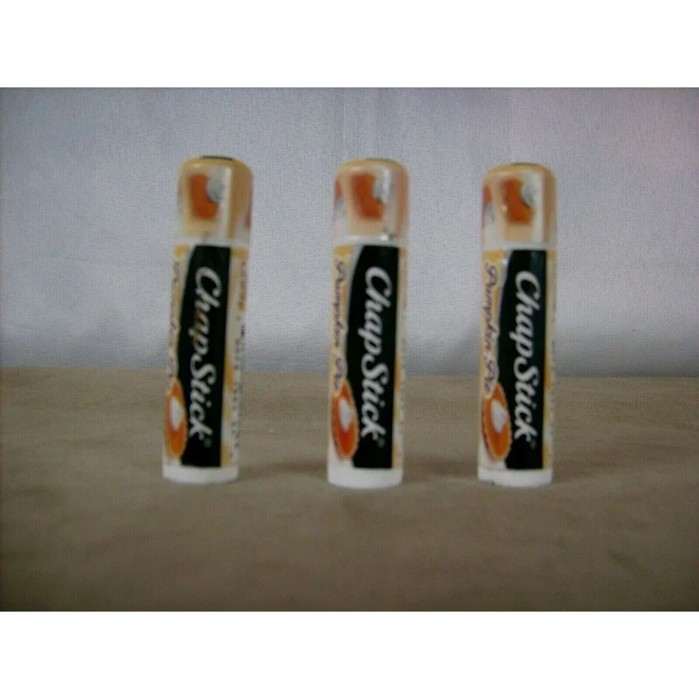 Lot of 3 Chapstick Pumpkin Pie Skin Protectant Moisturizer Sealed